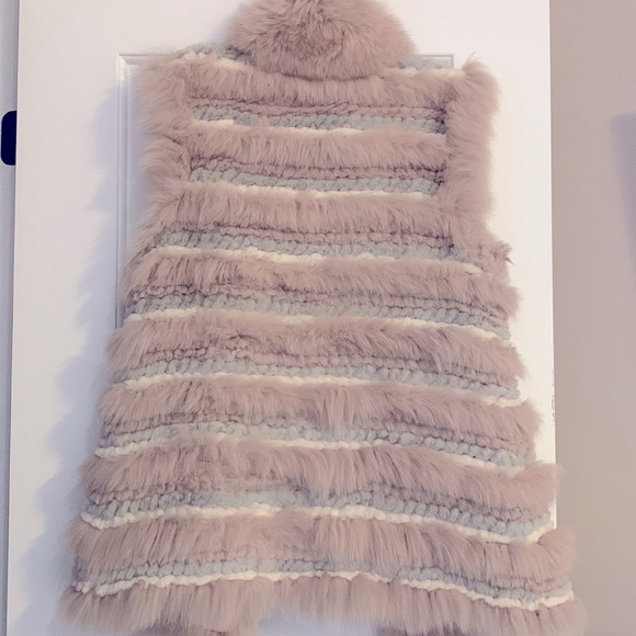 Real Pink Fur Vest - Picture 4 of 9